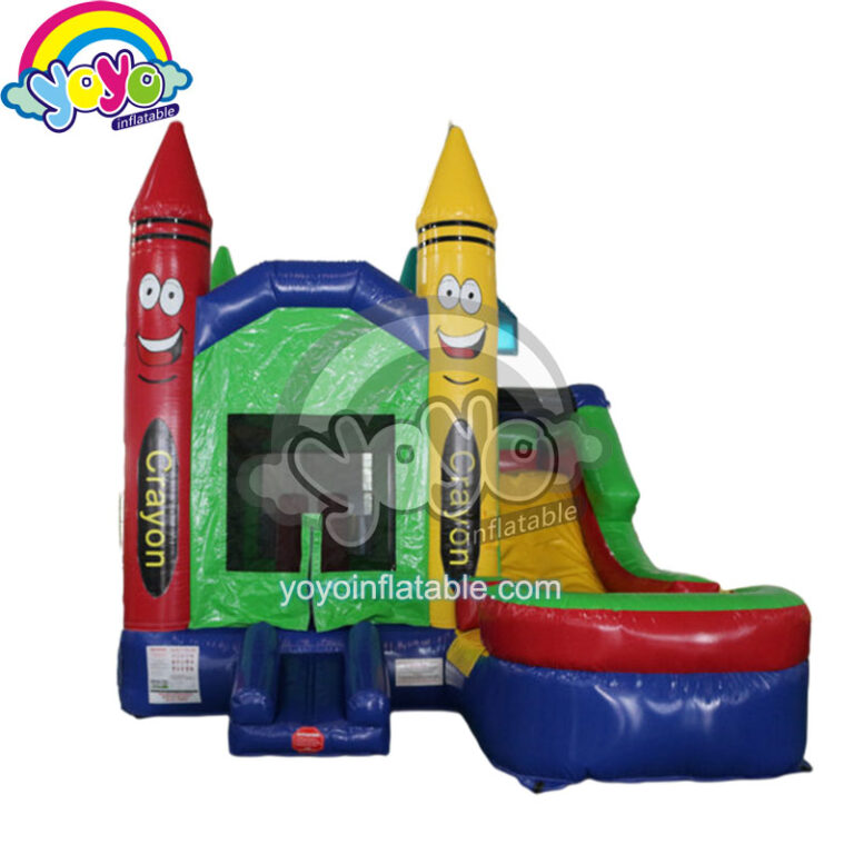 5 In 1 Crayon Bounce House Wet Dry Combo YY WCO16020 Yoyo Inflatable