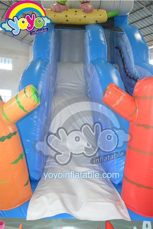 17ft H Monkey Surfing Inflatable Dry Slide YY-DSL14007