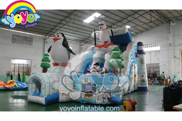 Antarctic Penguin Ski Park Inflatable Slide YY-DSL17009