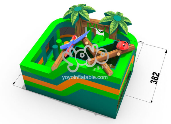 5 in 1 Jungle Inflatable Combo Bounce House YY-CO240102 (3)