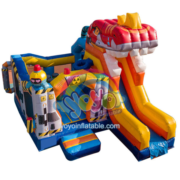 Mechanical Tyrannosaurus Rex Combo Bounce House YY-CO240306 (6)