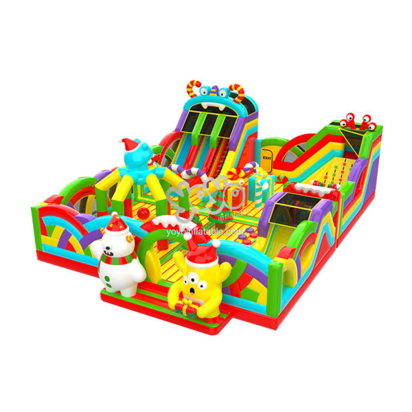 Christmas Theme Inflatable Playground Park YY-BP240602-B (1)