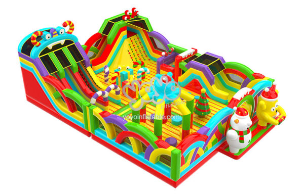 Christmas Theme Inflatable Playground Park YY-BP240602-B (2)