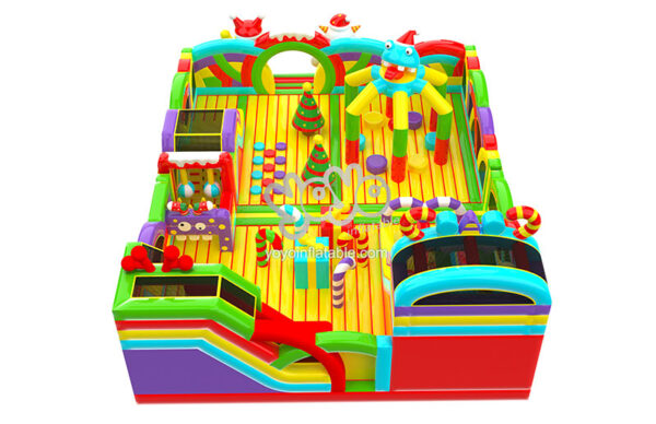 Christmas Theme Inflatable Playground Park YY-BP240602-B (3)