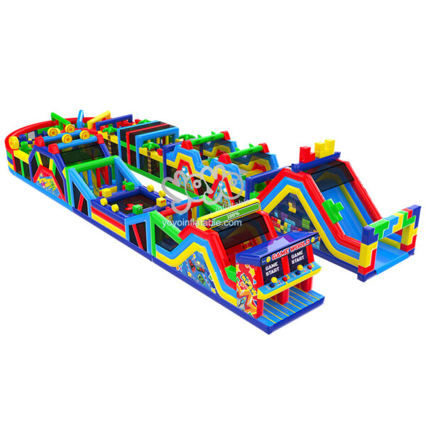 Electric Game World Inflatable Obstacle Course Jumper YY-OB240601 (1)