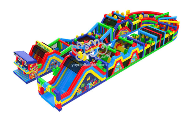 Electric Game World Inflatable Obstacle Course Jumper YY-OB240601 (4)