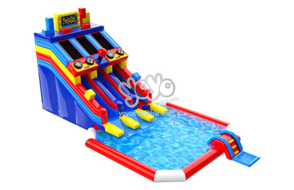 Game Themed Inflatable Pool Water Slide YY-WSL240503 (3)