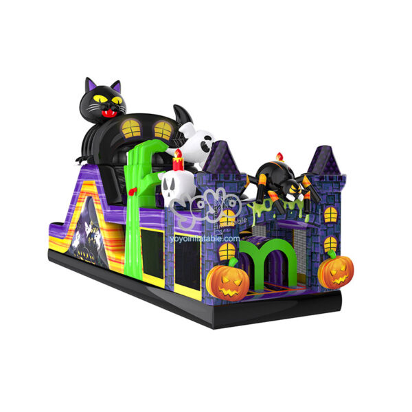 Halloween Fear Inflatable Obstacle Course YY-OB240702-B (0)