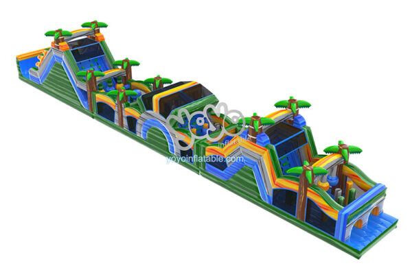 Tropical Commercial Inflatable Obstacle Course YY-OB240701-B (2)