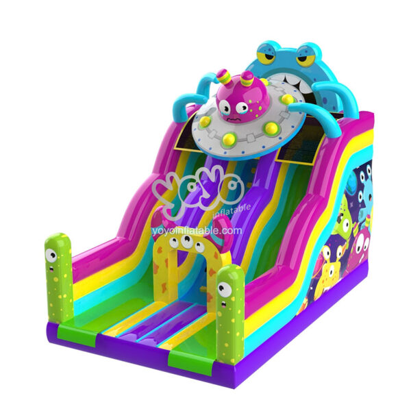 UFO Monster Inflatable Dry Slide YY-SL240301 (1)