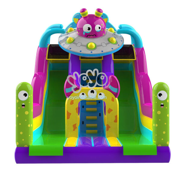 UFO Monster Inflatable Dry Slide YY-SL240301 (3)