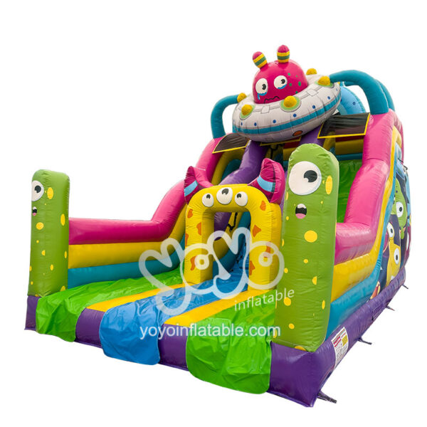 UFO Monster Inflatable Dry Slide YY-SL240301 (6)