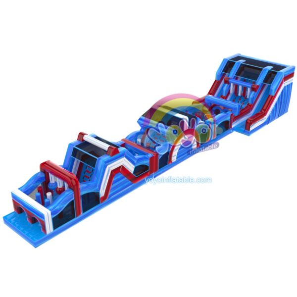 America Marble Obstacle Course Bounce House YY-OB240804 (1)