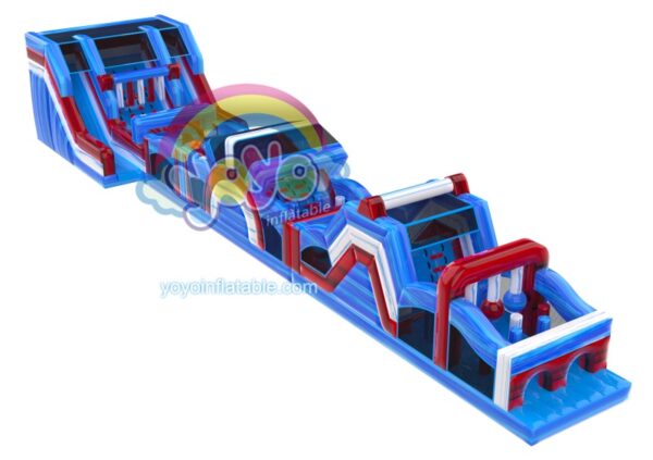 America Marble Obstacle Course Bounce House YY-OB240804 (2)