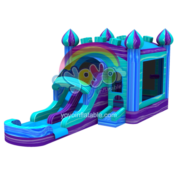 Colorful Palace Inflatable Wet Dry Combo YY-WCO241111 (1)