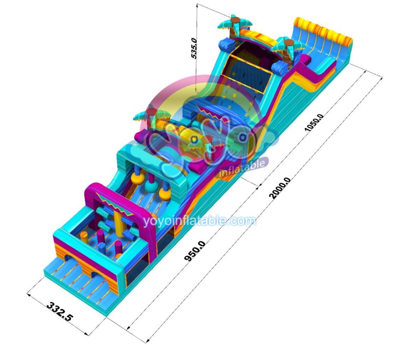 Dream Island Inflatable Obstacle Course Jumper YY-OB240905-A (5)