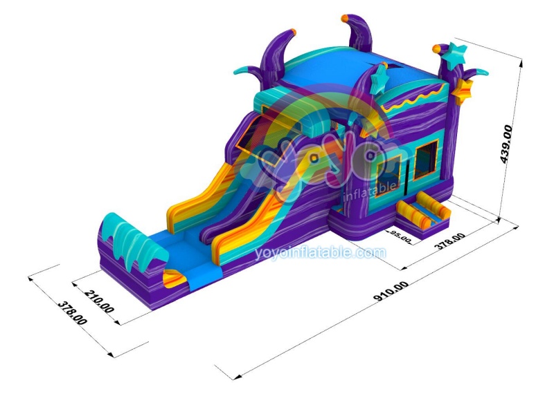 Magic Forest Inflatable Wet Dry Combo YY-WCO241005 (4)