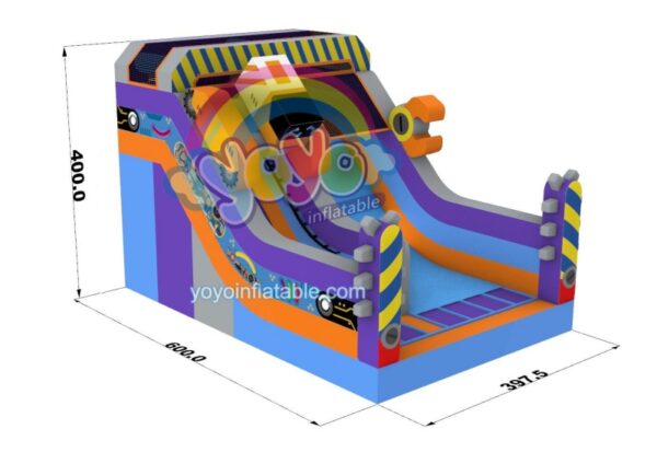 Robot Dry Inflatable Slide YY-SL241109 (2)