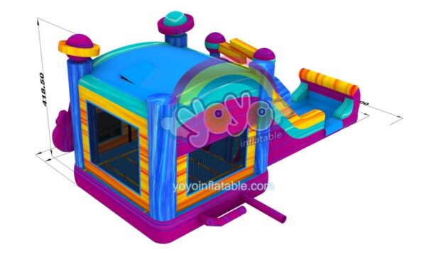 Rock Planet Wet Dry Combo Bounce House YY-WCO241006 (2)