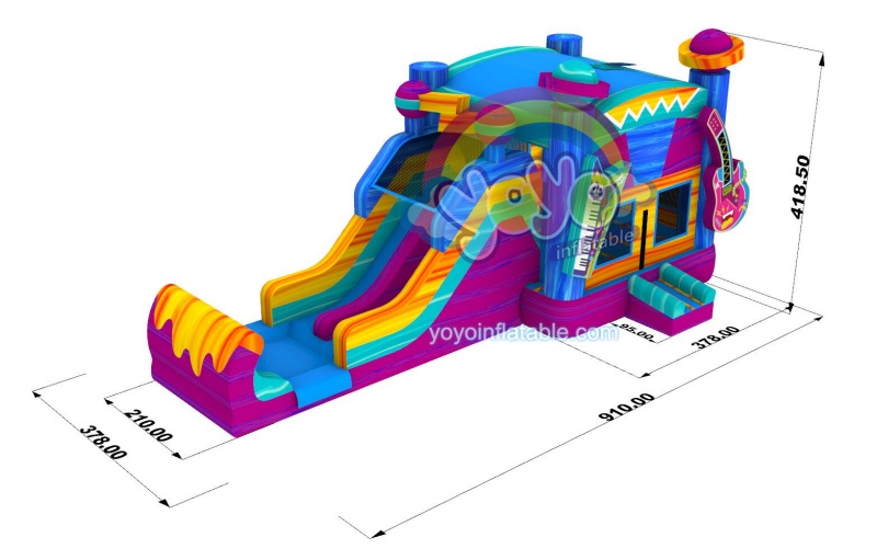 Rock Planet Wet Dry Combo Bounce House YY-WCO241006 (4)