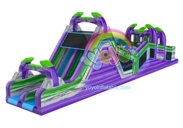 Toxic Spikes Marble Inflatable Obstacle Course YY-OB240402-D (2)