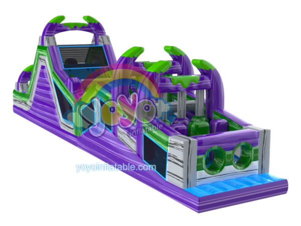 Toxic Spikes Marble Inflatable Obstacle Course YY-OB240402-D (3)