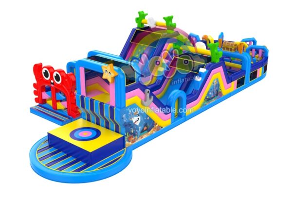 Undersea Kingdom U-Shaped Obstacle Course Jumper YY-OB241110 (3)