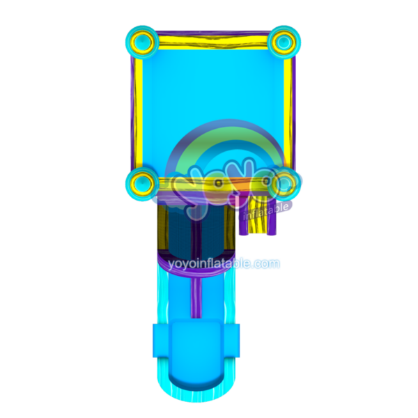 Yellow Purple Wet Dry Combo Bounce House YY-WCO241108-D (4)