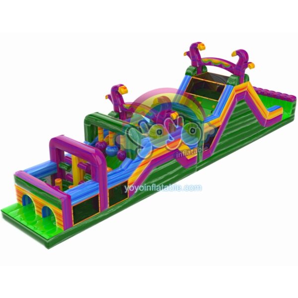 Psychedelic Forest Inflatable Obstacle Course YY-OB240905-B (1)