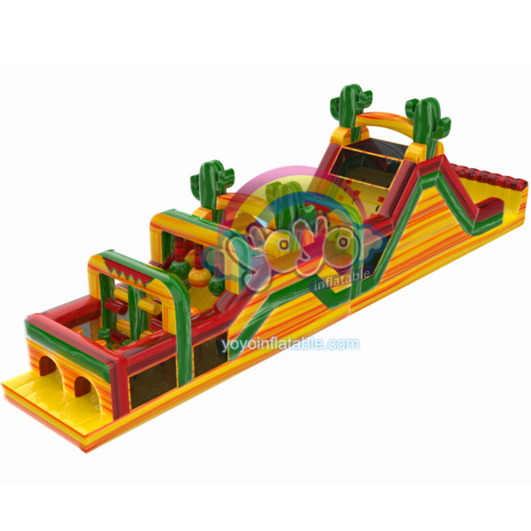 Western Desert Obstacle Course Bounce House YY-OB240905-D (1)