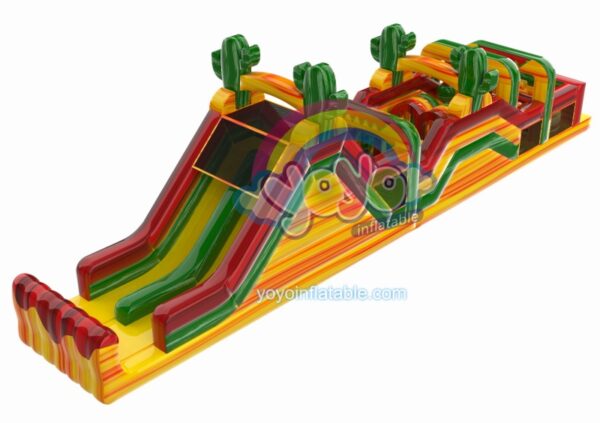 Western Desert Obstacle Course Bounce House YY-OB240905-D (2)