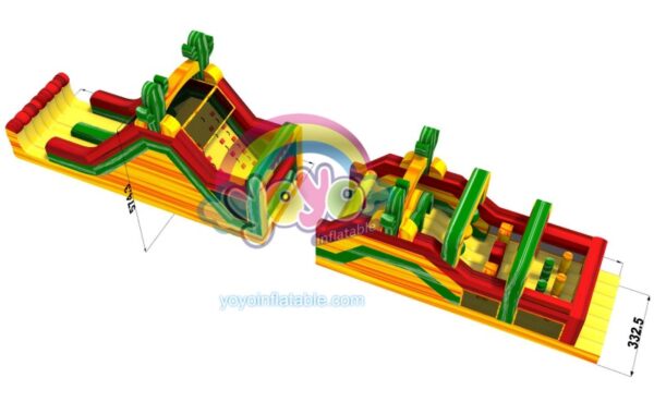 Western Desert Obstacle Course Bounce House YY-OB240905-D (4)