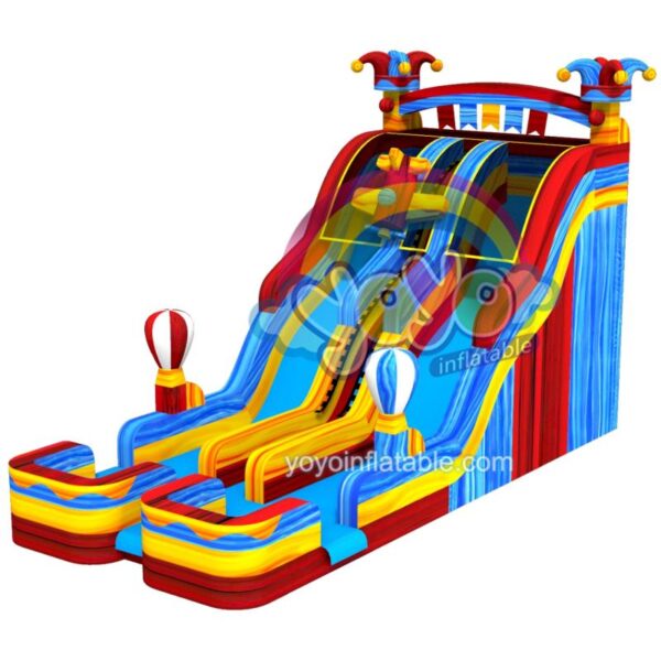 23ft Circus Marble Inflatable Water Slide YY-WSL241106-A (1)