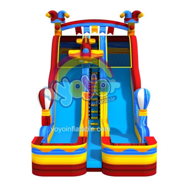 23ft Circus Marble Inflatable Water Slide YY-WSL241106-A (2)