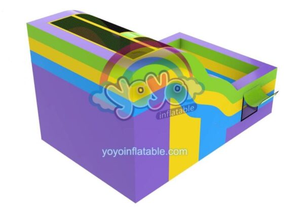 Colorful Single Lane Dry Inflatable Slide YY-SL241110 (2)