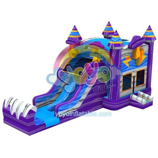 Lightning Storm Wet Dry Combo Bounce House YY-WCO241112 (1)