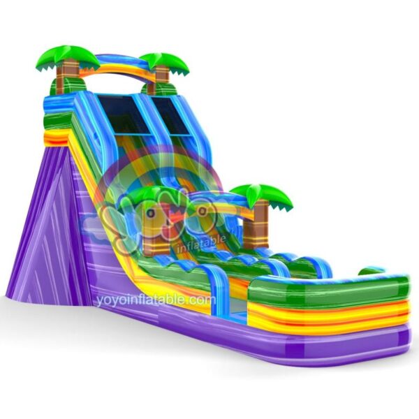 Tropical Themed 18ft Inflatable Water Slide YY-WSL240301-C (1)