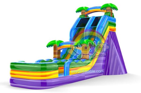 Tropical Themed 18ft Inflatable Water Slide YY-WSL240301-C (3)