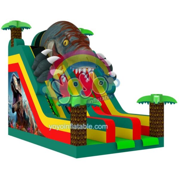 Dinosaur Themed Commercial Dry Inflatable Slide YY-SL250216 (1)