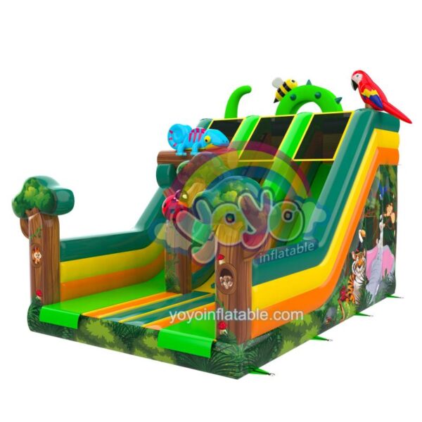 Jungle Adventure Themed Dry Inflatable Slide YY-SL250113 (1)