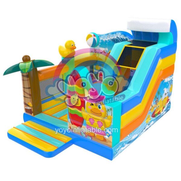 Surfing Duck Dry Inflatable Slide Combo YY-CO250229 (1)