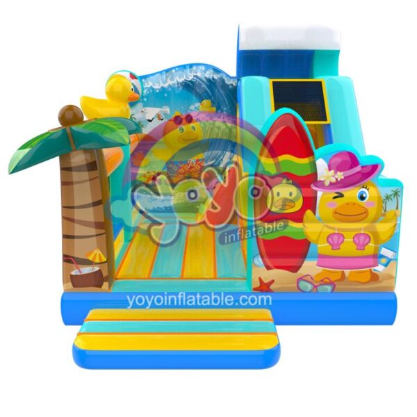 Surfing Duck Dry Inflatable Slide Combo YY-CO250229 (2)