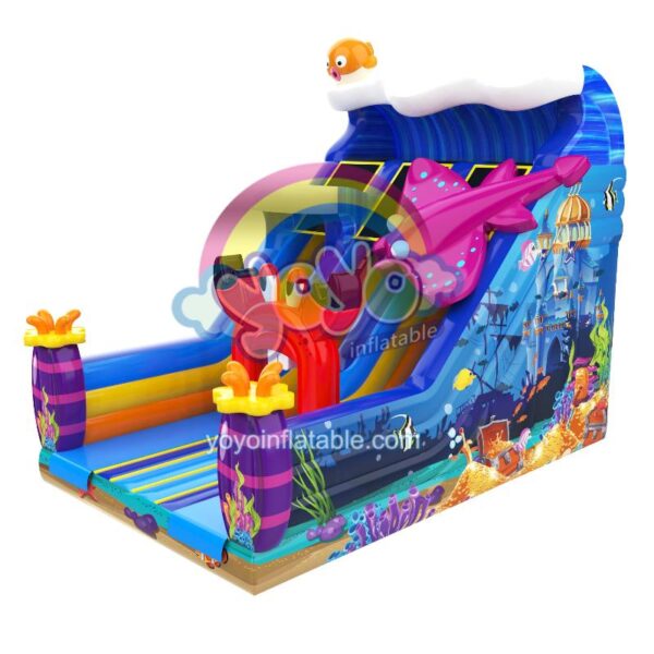 Undersea Kingdom Commercial Dry Inflatable Slide YY-SL250318 (1)